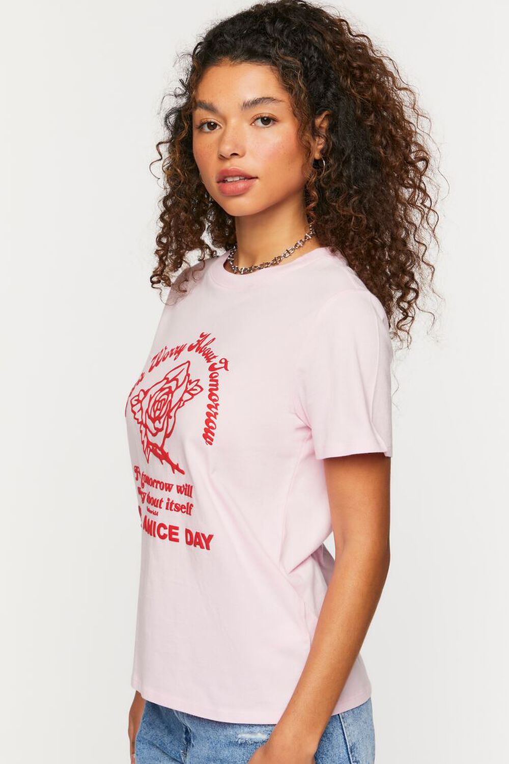 PINK/MULTI Organically Grown Cotton Graphic Tee, image 2