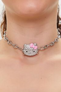 SILVER Hello Kitty Choker Necklace, image 1
