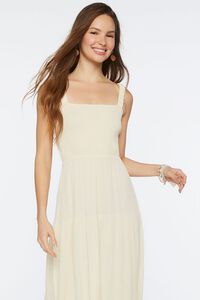 VANILLA Smocked Strappy Midi Dress, image 4