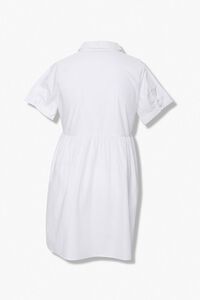 Plus Size Poplin Shirt Dress, image 3