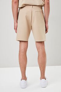 TAUPE Pocket Zip-Fly Shorts, image 4