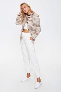 Plaid Button-Up Shacket, image 4