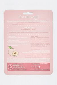 WHITE/PINK Peach Infused Sheet Mask, image 2