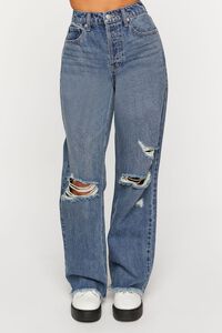 MEDIUM DENIM Distressed 90s-Fit Jeans, image 6