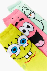 SpongeBob Graphic Ankle Socks - 3 Pack, image 3
