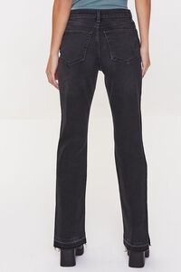 WASHED BLACK High-Rise Bootleg Jeans, image 4