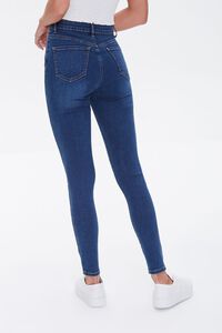 DARK DENIM High-Waisted Skinny Jeans, image 4