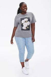 Plus Size Floral Graphic Tee, image 4
