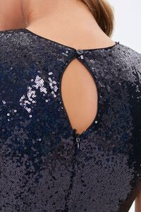 BLACK Sequin Bodycon Mini Dress, image 5