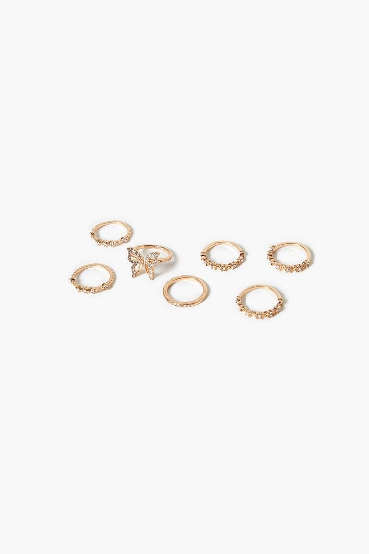 Jewels Galaxy Fashionable Stackable Rings Set Brass Gold Plated Stack Ring  Price in India - Buy Jewels Galaxy Fashionable Stackable Rings Set Brass  Gold Plated Stack Ring Online at Best Prices in
