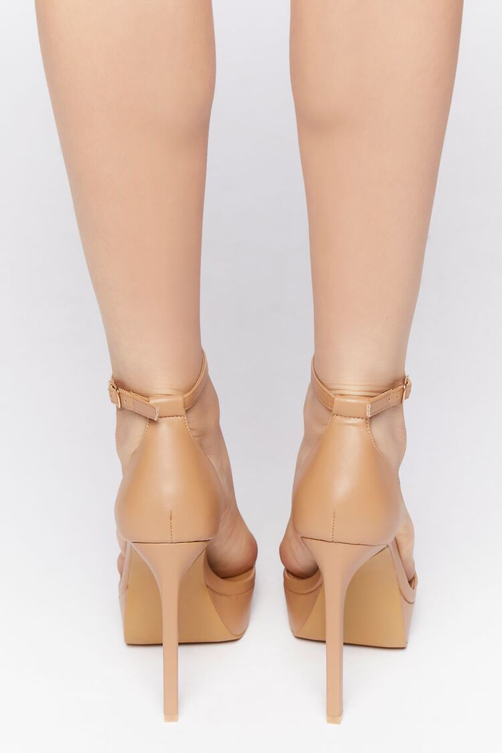 NUDE Open-Toe Platform Stiletto Heels, image 3