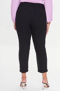 BLACK Plus Size Premium Boyfriend Jeans, image 4