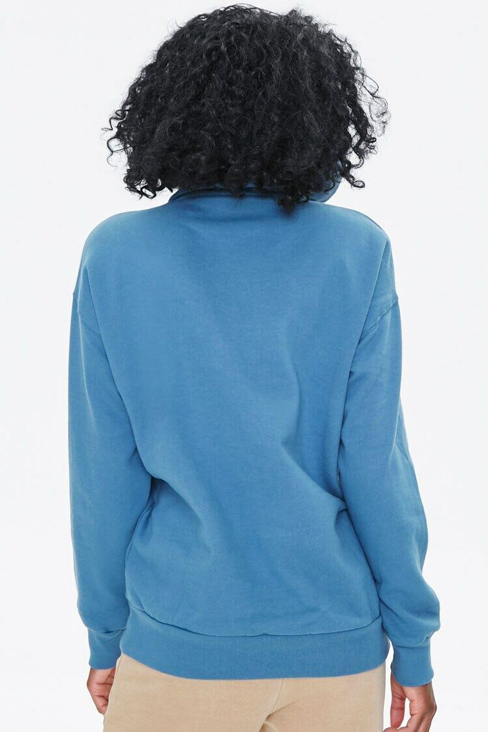 BLUE Half-Zip Pullover & Face Mask Set, image 3
