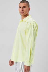 LIGHT YELLOW Long-Sleeve Buttoned Shirt, image 2