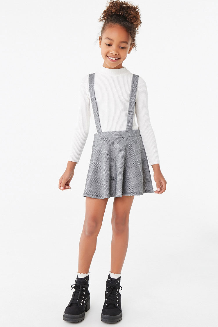 Amazon.com: Women's Plaid Suspender Skirt Mini Skirt High Waisted Tartan  Skater Skirt Button Bodycon Flared Skirt Overalls : Clothing, Shoes &  Jewelry