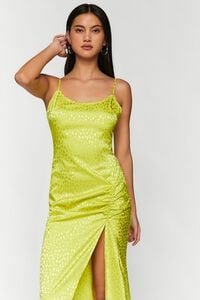 GREEN APPLE Jacquard Maxi Cami Slip Dress, image 4