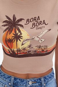 Bora Bora Tahiti Graphic Crop Top, image 5