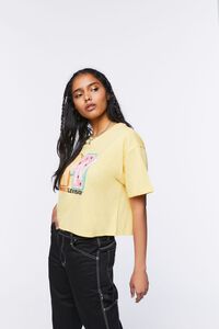 YELLOW/MULTI MTV Graphic Cropped Tee, image 2