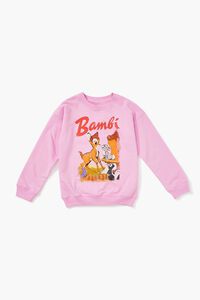 PINK/MULTI Girls Bambi Graphic Pullover (Kids), image 1