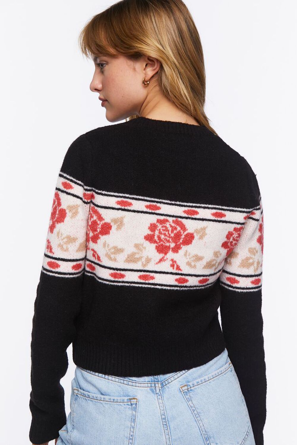 Rose Print Sweater, image 3