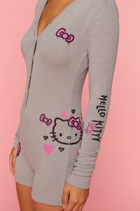 HEATHER GREY/MULTI Hello Kitty & Friends Pajama Romper, image 6