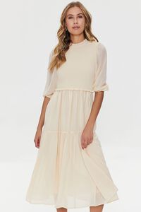 SANDSHELL Smocked Peasant-Sleeve Dress, image 4