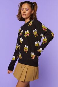 BLACK/MULTI Hello Kitty & Friends Keroppi Sweater, image 2
