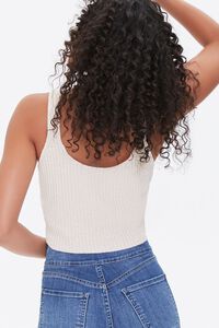 CREAM Sweater-Knit Cropped Tank Top, image 3