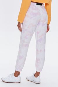 PINK/MULTI Buckled Tie-Dye Joggers, image 4