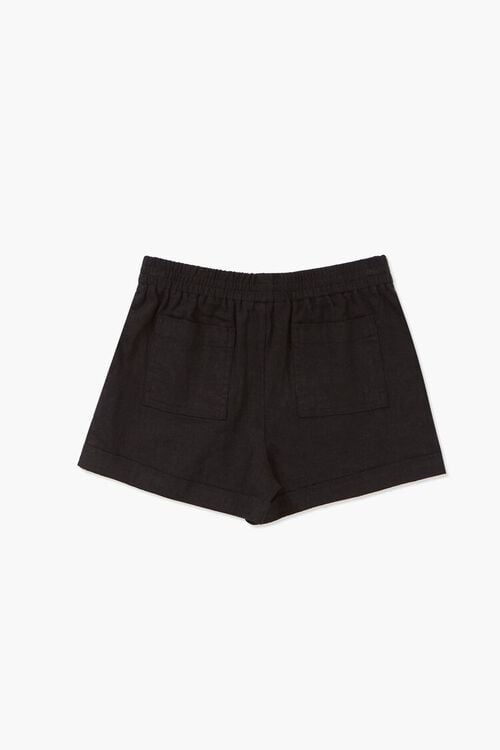 BLACK Girls Linen-Blend Shorts (Kids), image 2