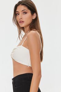 Ruched Sweetheart Cropped Cami, image 2