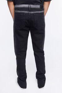 BLACK Zip-Hem Skinny Jeans, image 5