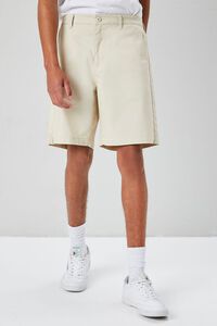 KHAKI Pocket Cotton-Blend Shorts, image 2