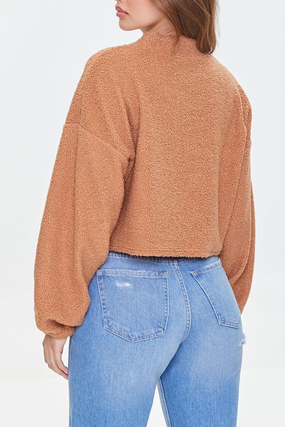 Boucle Knit Cardigan Sweater, image 3