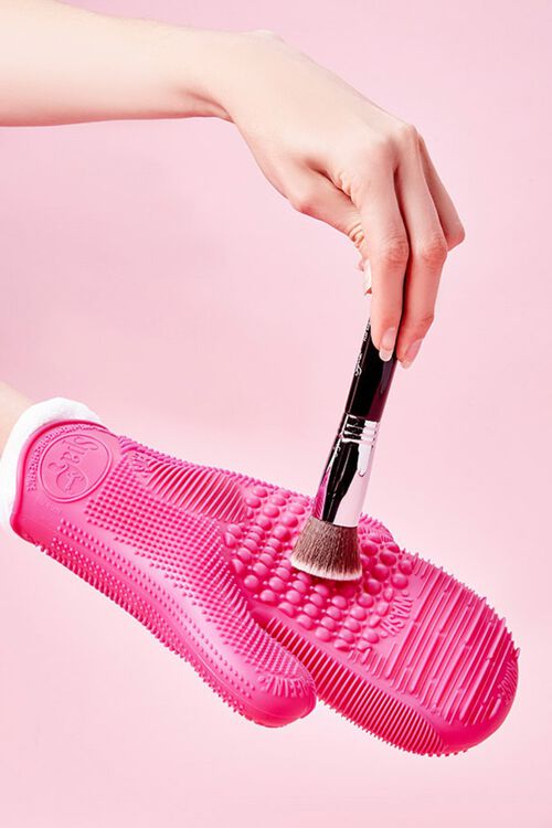 PINK/MULTI 2x Sigma Spa Brush Cleaning Glove, image 4