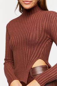Asymmetrical-Hem Sweater Top, image 5