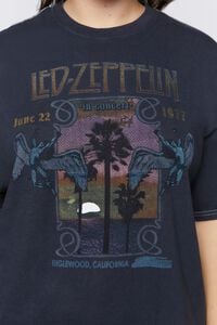 BLACK/MULTI Plus Size Led Zeppelin Graphic Tee, image 5