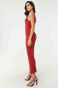 Button-Front Ribbed Jumpsuit, image 2