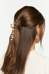 GOLD/MULTI Daisy Chain Claw Hair Clip, image 2