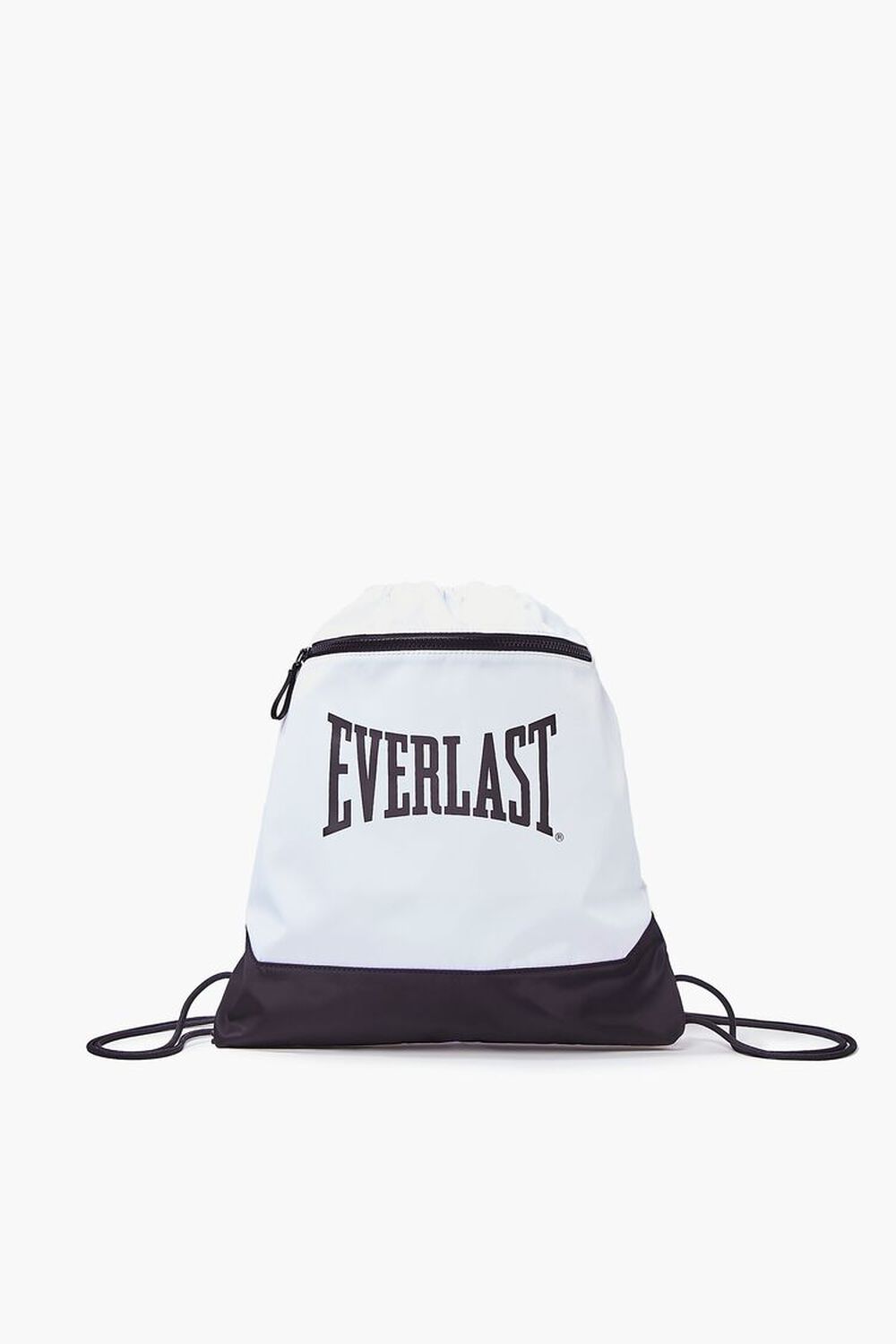WHITE Everlast Graphic Drawstring Backpack, image 1