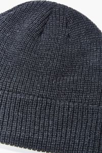CHARCOAL Kids Ribbed Knit Beanie (Girls + Boys), image 2
