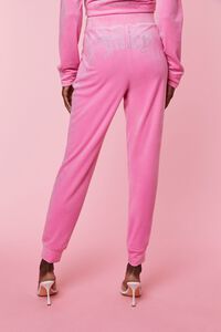 HOT PINK Juicy Couture Rhinestone Joggers, image 4