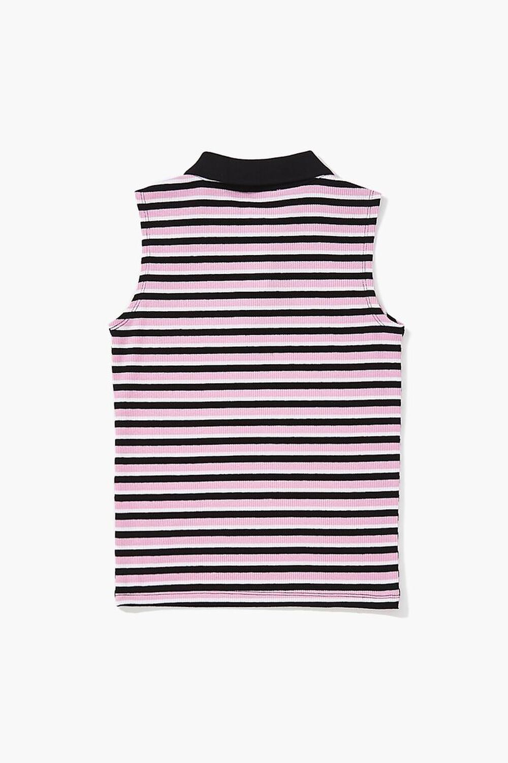 Girls Striped Polo Shirt (Kids), image 2