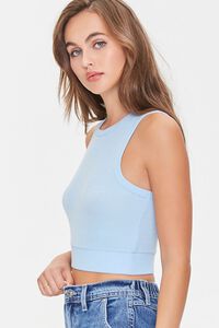 BLUE Cropped Tank Top, image 2