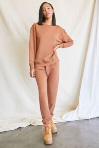 MOCHA French Terry Crew Pullover, image 4