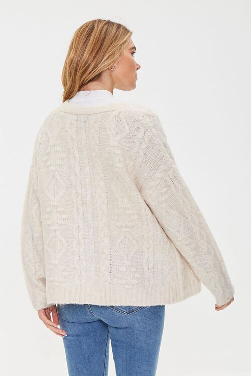 CREAM Cable Knit Cardigan Sweater, image 3