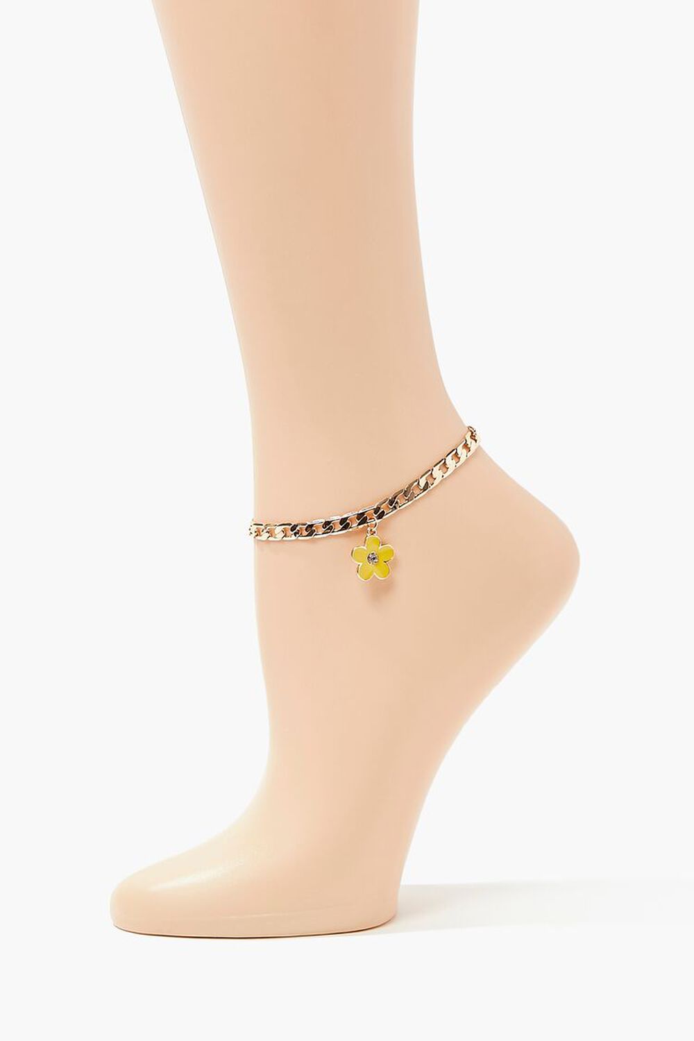Flower Charm Chain Anklet, image 1