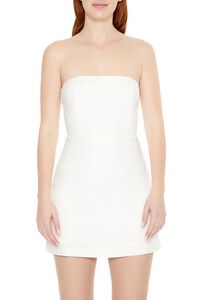 WHITE Tube Mini Dress, image 4