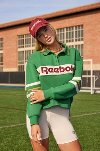 GREEN/MULTI Reebok French Terry Pullover, image 1