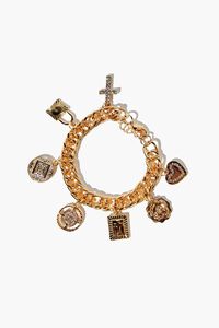 GOLD Assorted Charm Bracelet, image 1